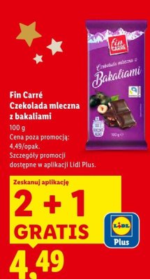 Czekolada mleczna z bakaliami promocja w Lidl