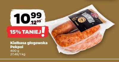 Kiełbasa głogowska  promocja w Netto