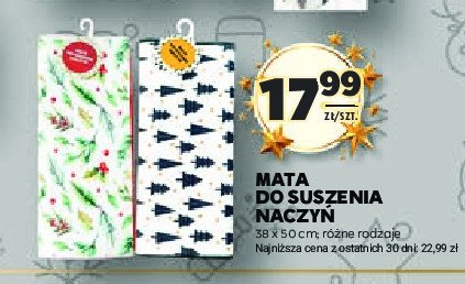 Mata do suszenia naczyń promocja w Stokrotka