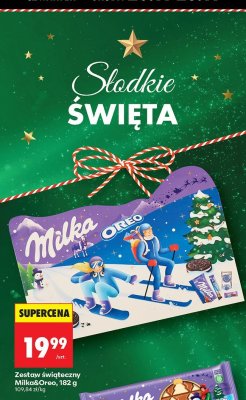 Zestaw świąteczny Milka&Oreo, 182 g promocja w Biedronka