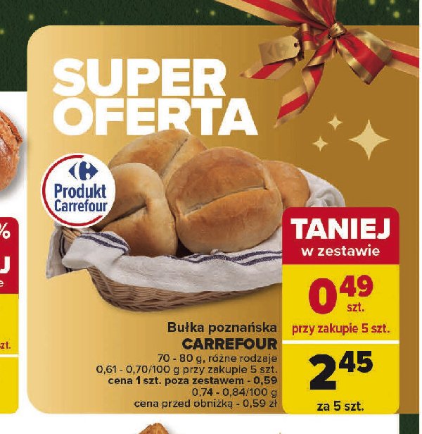 Bułka poznańska Carrefour promocja