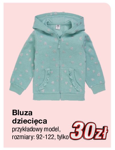 Bluza z kapturem dziewcz臋ca 92-122 promocja