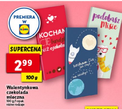 Czekolada kocham cię bardziej niż czekoladę promocja