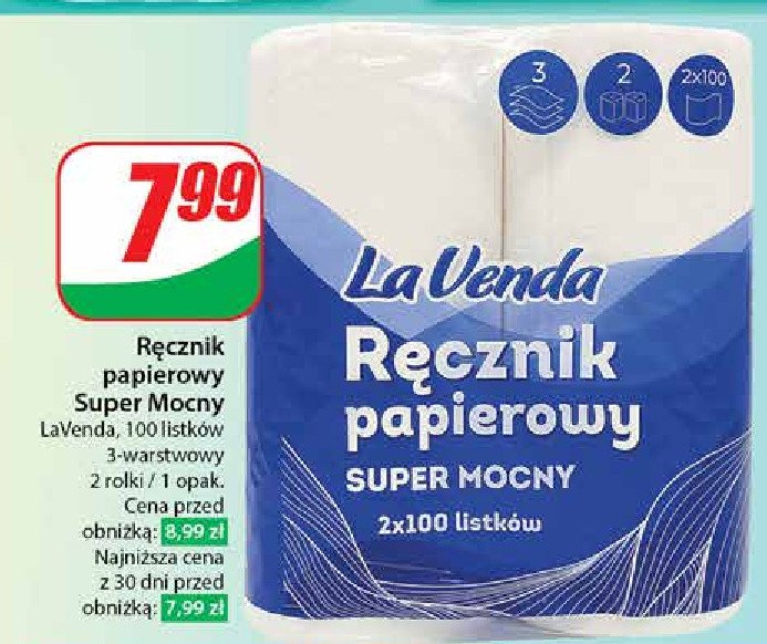 Ręcznik papierowy super mocny Lavenda promocja