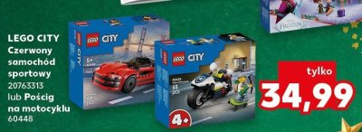 Klocki LEGO CITY - Pościg na motocyklu 60448 promocja w Kaufland