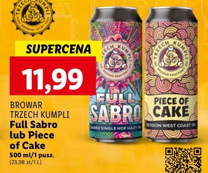 Piwo Piece of cake promocja