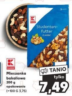 Mieszanka bakaliowa K-classic promocja