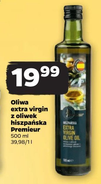 Oliwa z oliwek extra virgin hiszpańska Premieur promocja