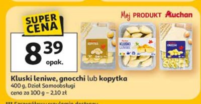Kopytka promocja w Auchan