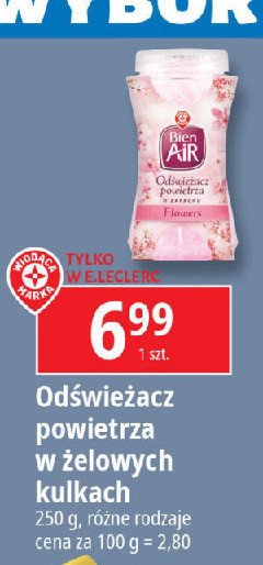 Odświeżacz powietrza flowers Wiodąca marka bien air promocja