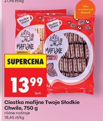 Ciastka mafijne  promocja w Biedronka