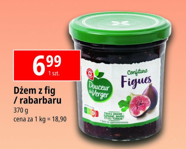 Dżem z fig Wiodąca marka douceur du verger promocja