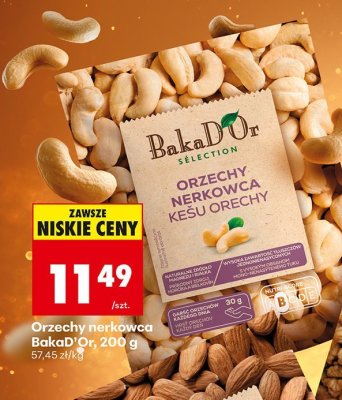 Orzechy nerkowca 200 g promocja w Biedronka