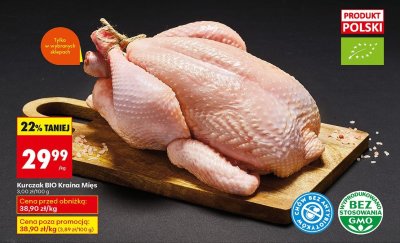 Kurczak BIO Kraina Mięs promocja w Biedronka