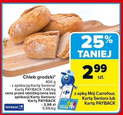 Chleb grodzki promocja w Carrefour