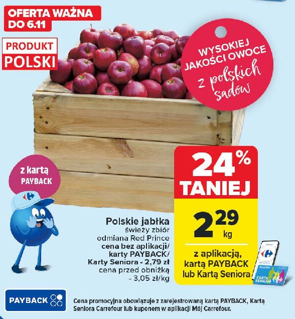 Jabłka red prince promocja