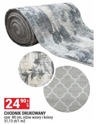 Chodnik drukowany szer. 80 cm Merkury Market promocja w Merkury Market