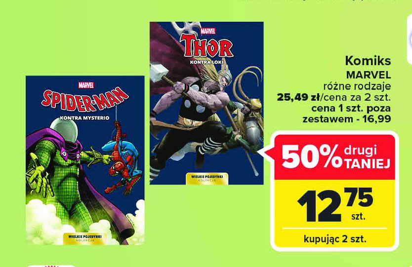 Spider-man kontra mysterio Marvel promocja