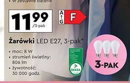 Żarówka led 8w e27 Lethe promocja