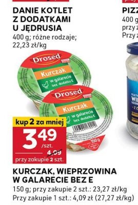 Kurczak, wieprzowina w galarecie Drosed promocja w Stokrotka