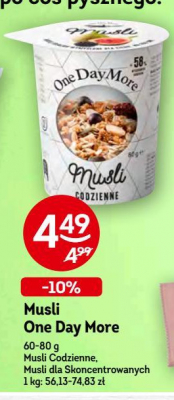 Musli codzienne One day more promocja