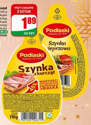 Szynka wieprzowa promocja w Dino