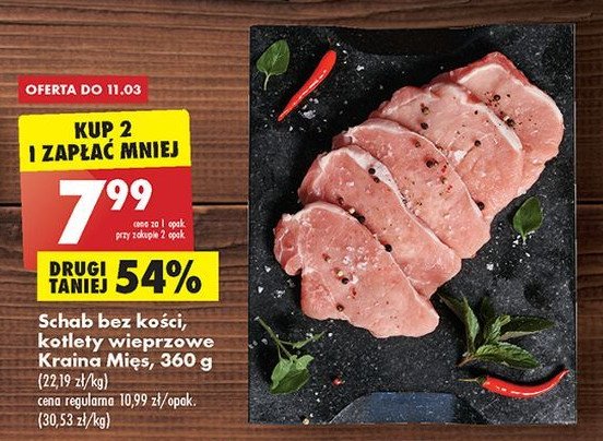 Schab bez kości 5 kotletów Kraina mięs promocja