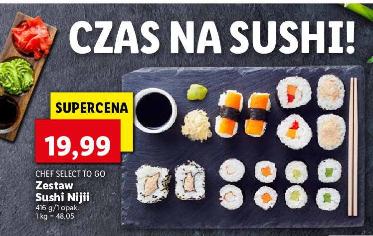 Sushi box nijii Chef select promocja