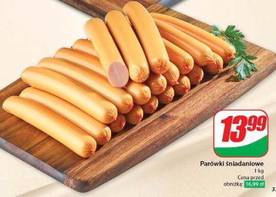 Parówki śniadaniowe Agro rydzyna promocja