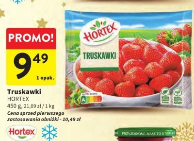 Truskawki HORTEX promocja w Intermarche