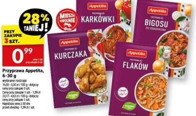 Przyprawa Appetita, 6-30 g promocja w Twój Market