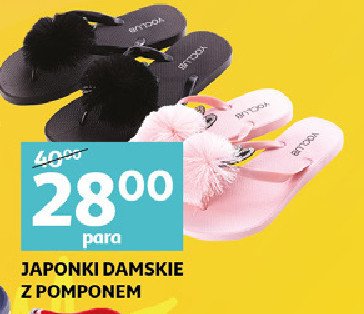 Japonki damskie z pomponem promocja