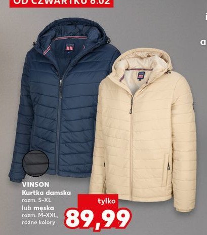 Kurtka damska s-xl VINSON promocja w Kaufland