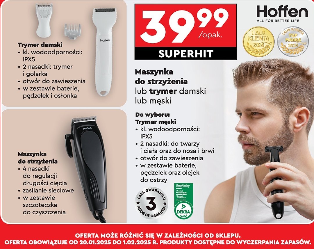 Maszynka do strzyżenia Hoffen promocja