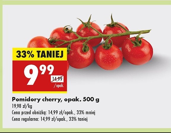 Pomidory cherry promocja
