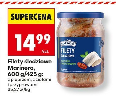 Filety śledziowe z ziołami i przyprawami promocja w Biedronka