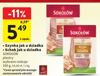 Schab jak u dziadka SOKOŁÓW promocja w Intermarche