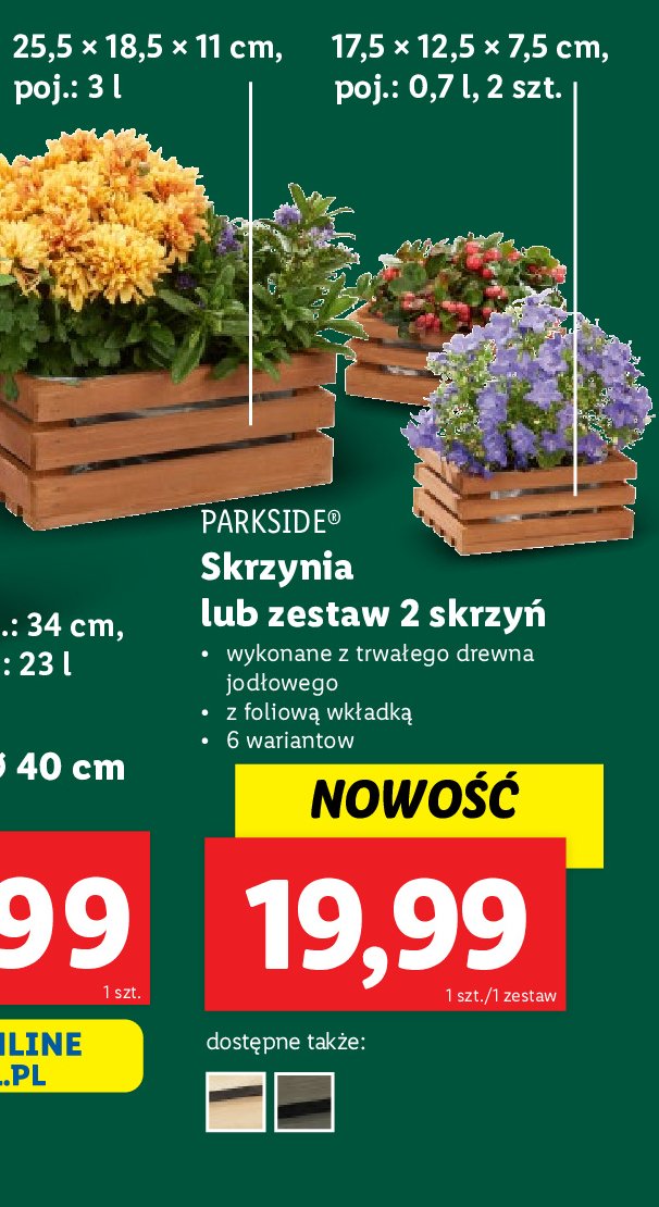 Skrzynia 17.5 x 12.5 x 7.5 cm Parkside promocja