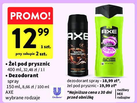 Zel pod prysznic Axe epic fresh promocja