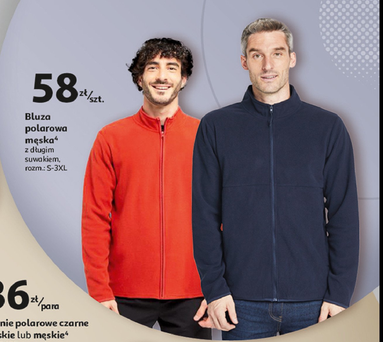 Bluza polar męska promocja w Auchan