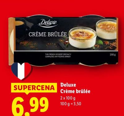 Deser Deluxe Crème brûlée promocja w Lidl