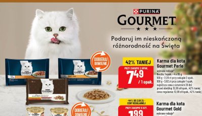 Karma dla kota Gourmet Perle promocja w POLOmarket