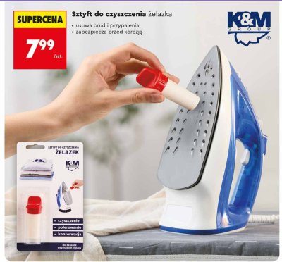 Sztyft do czyszczenia żelazka K&M promocja w Biedronka