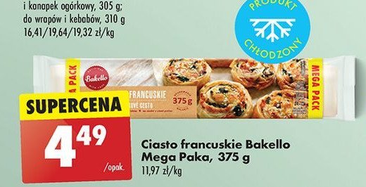 Ciasto francuskie Bakello promocja w Biedronka