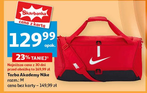 Torba akademy m Nike promocja w Auchan