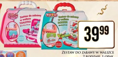 Zestaw do zabawy w walizce  promocja w Dino