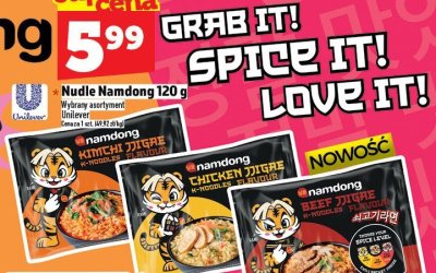Nudle Namdong 120 g promocja w TOPAZ