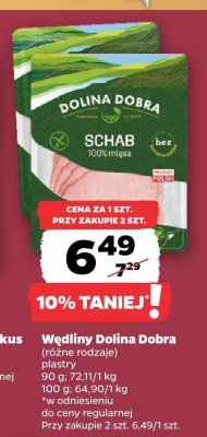 Wedliny Dolina Dobra różne rodzaje plastry promocja w Netto
