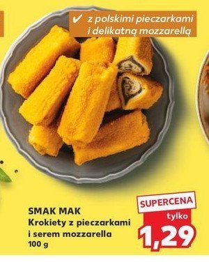 Krokiety z pieczarkami i serem mozzarella Smak mak promocja w Kaufland
