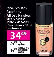 Podkład nr 55 beige Max factor face finity all day flawless promocja